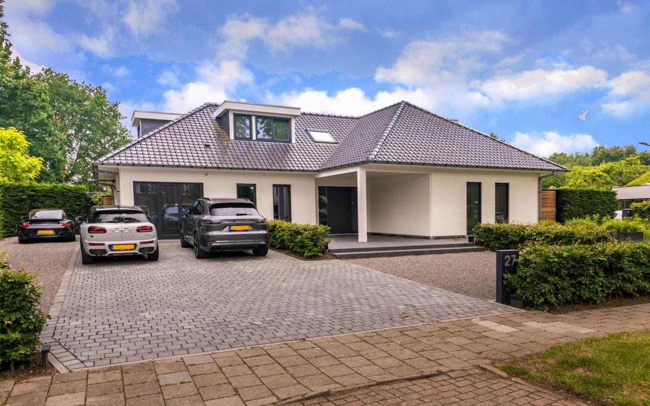 villa met oprit